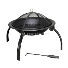 Folding Steel Fire Pit og BBQ